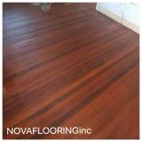 After a completed hardwood flooring project in the area
